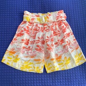 Solid & Striped High Rise Linen Shorts Size XS NWOT